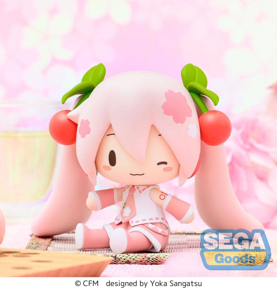 Character Vocal Series 01: Hatsune Miku Fuwa Petit Chibi Figure Sakura Miku 8 cm
