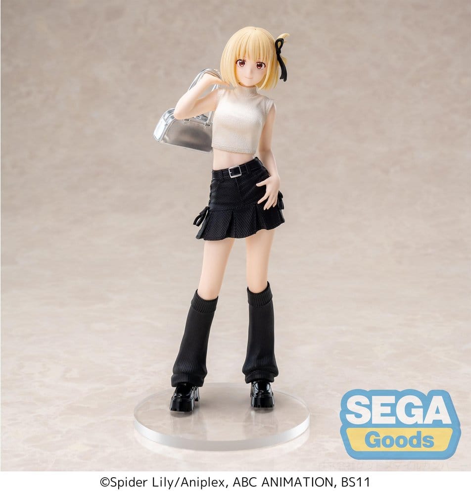 Lycoris Recoil High Premium Figure PVC Figure Chisato Nishikigi Street Snap 20 cm