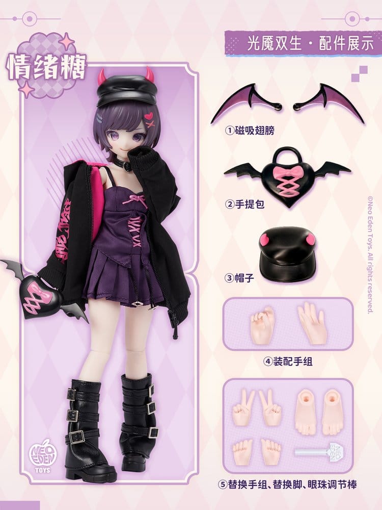 Original Character Collectible Figures Angel & Demon MJD Doll Blind Box 22 cm Assortment (6)