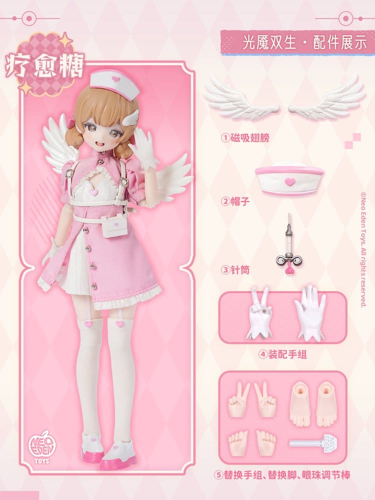 Original Character Collectible Figures Angel & Demon MJD Doll Blind Box 22 cm Assortment (6)