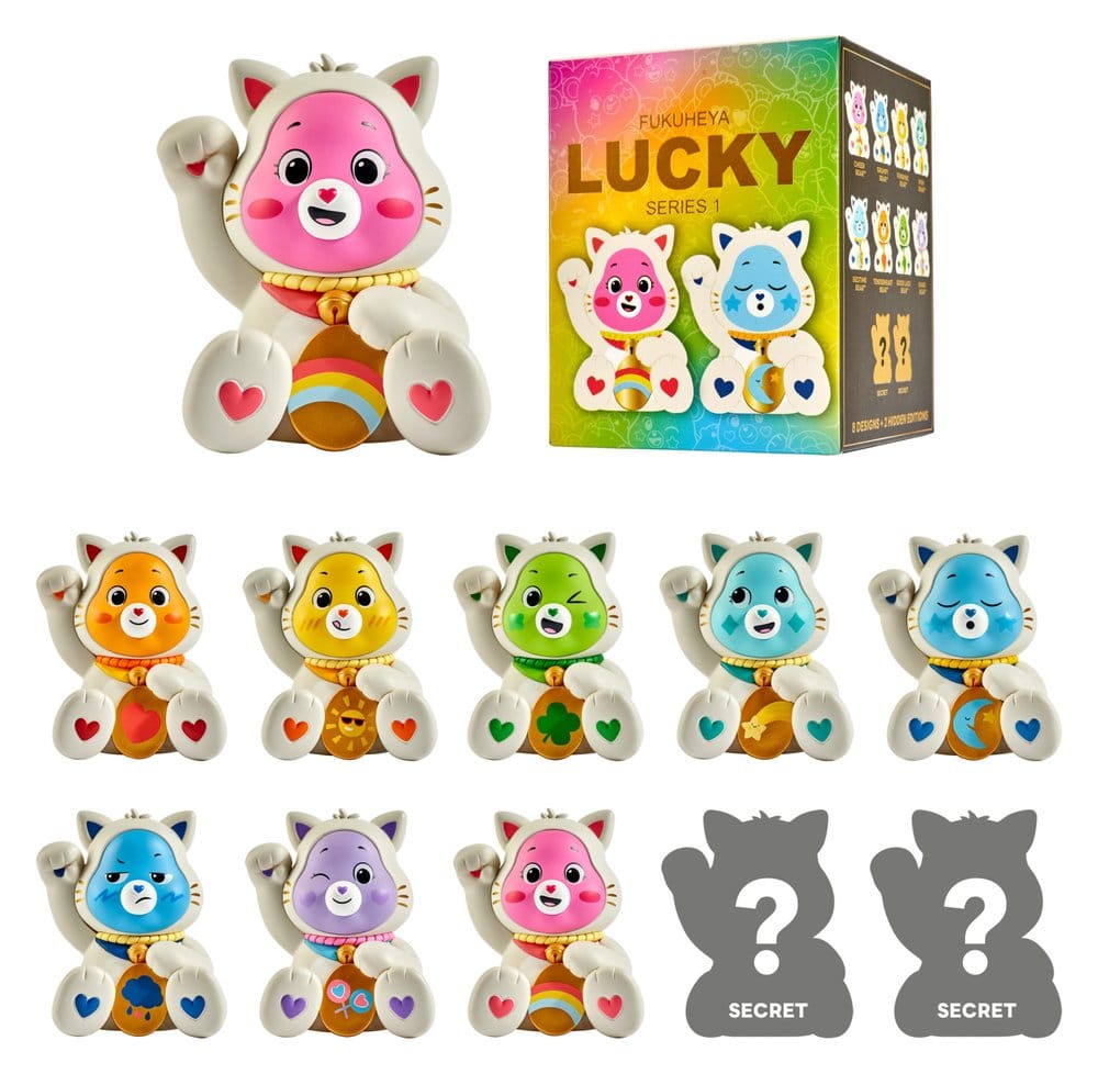 Care Bears Plush Figures Fukuheya 8 cm Blind Box Display (8)