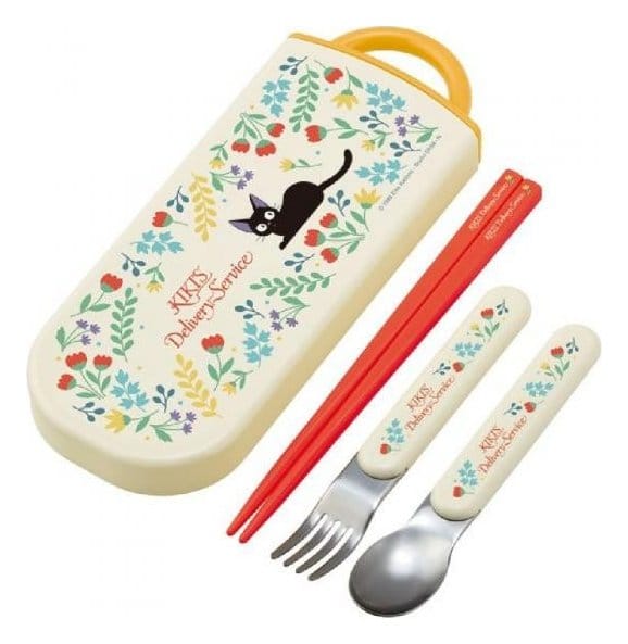 Kiki's Delivery Service Chopsticks Spoon Fork Box Set Botanical Garden