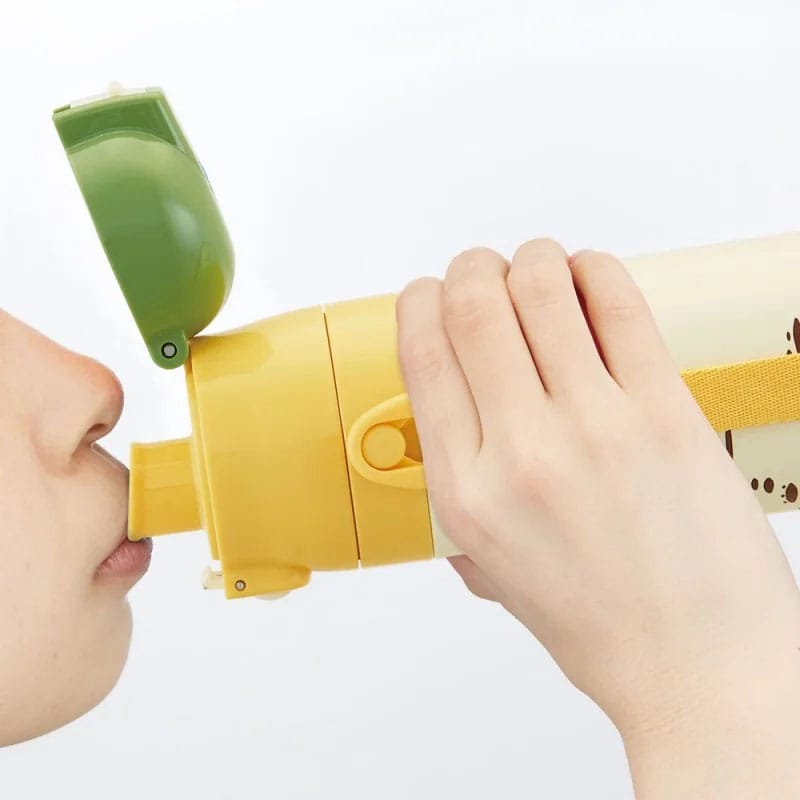 My Neighbor Totoro Double Opening Totoro & Catbus 420 ml Water Bottle