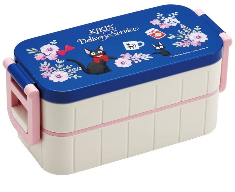 Kiki's Delivery Service Jiji Flower Garland Two Layer Lunch Box