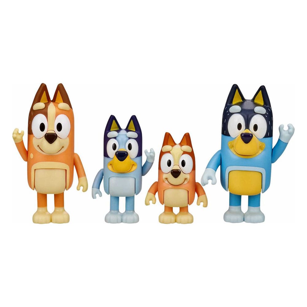 Bluey Action Figures 4-Pack