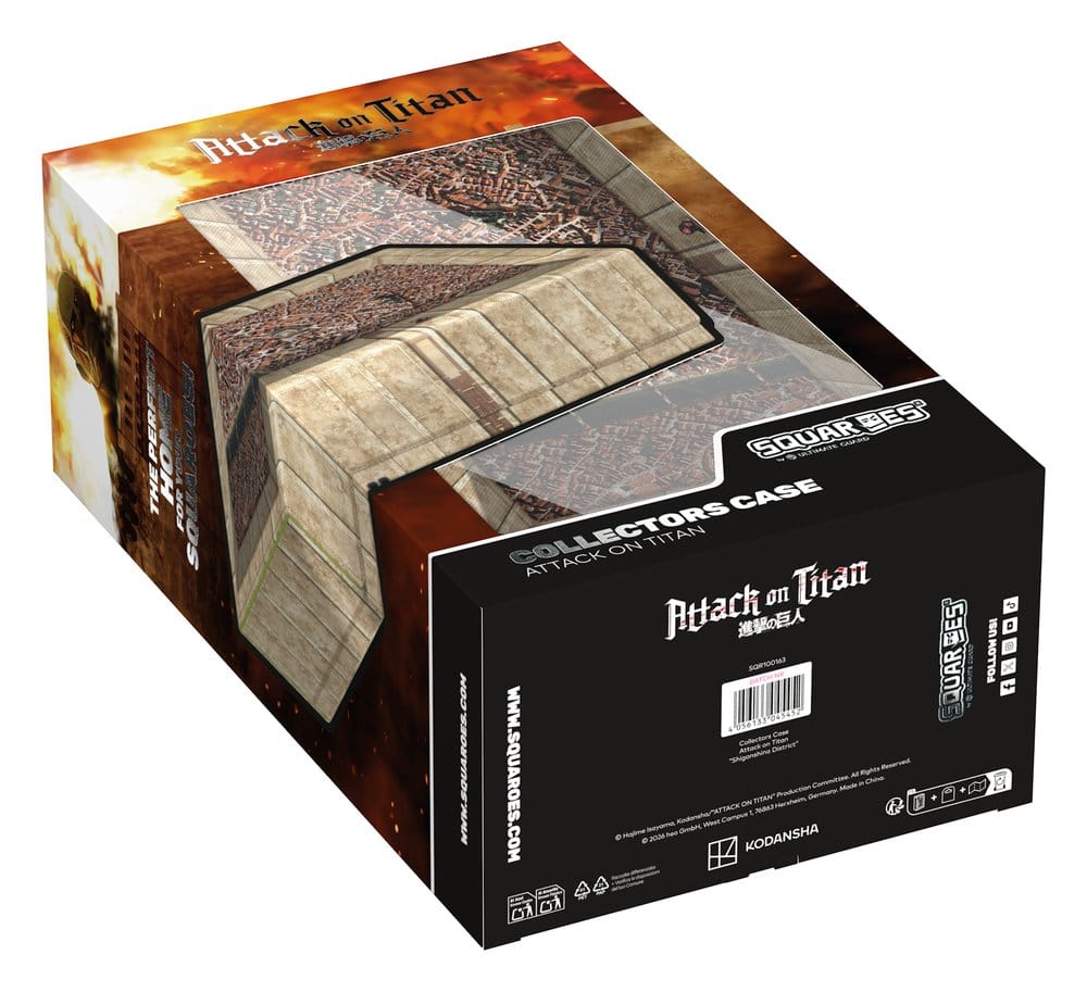 Squaroes Collectors Case 800 Attack on Titan - Shiganshina District