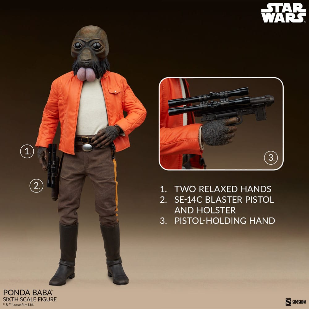 Star Wars Scum & Villainy Ponda Baba 30 cm 1/6 Action Figure