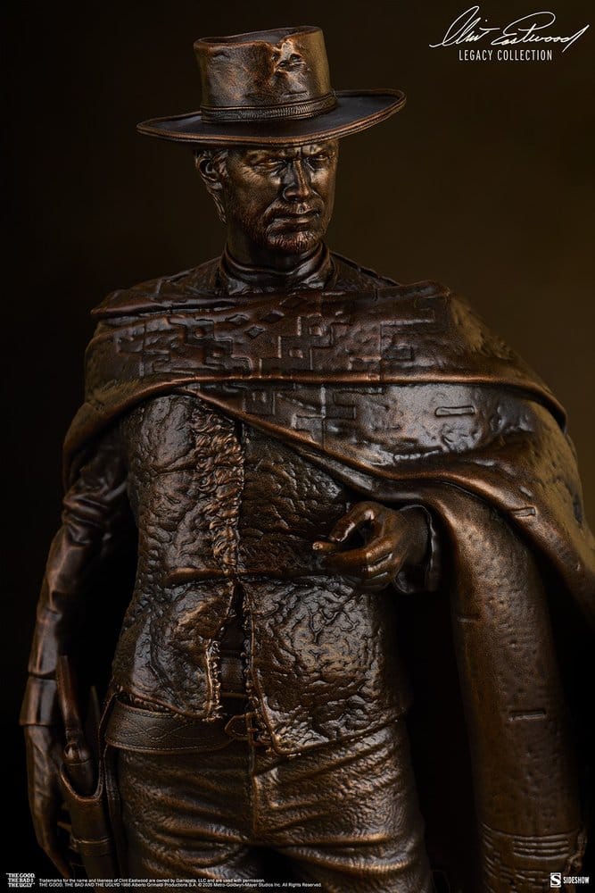 The Good, The Bad and the Ugly Statue The Man with No Name (Faux Bronze) 39 cm