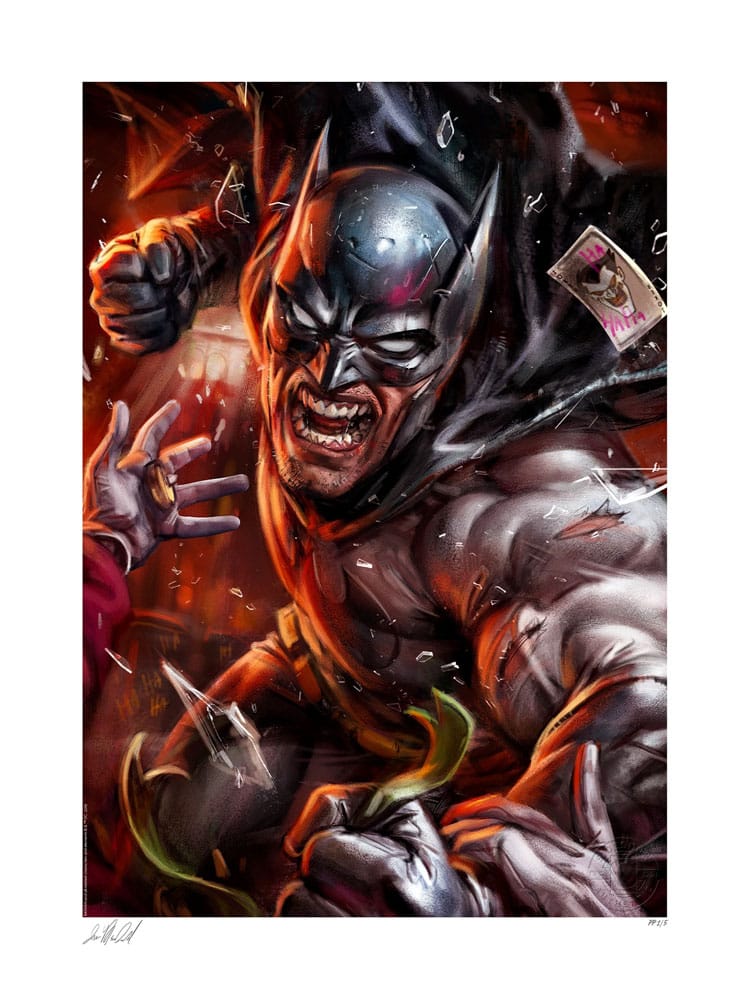 DC Comics Eternal Enemies: Batman vs The Joker 46 x 61 cm Art Print Unframed