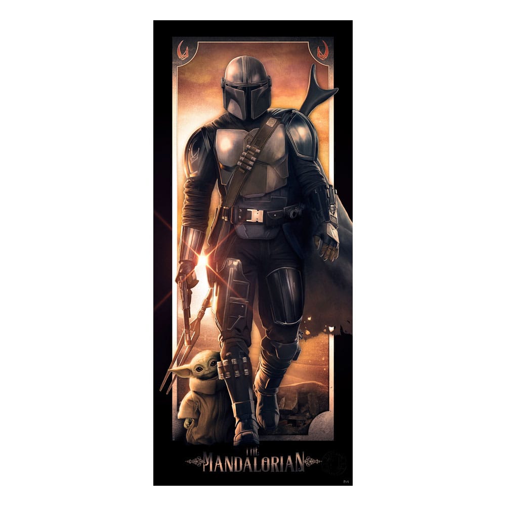 Star Wars The Mandalorian 30 x 71 cm Unframed Art Print