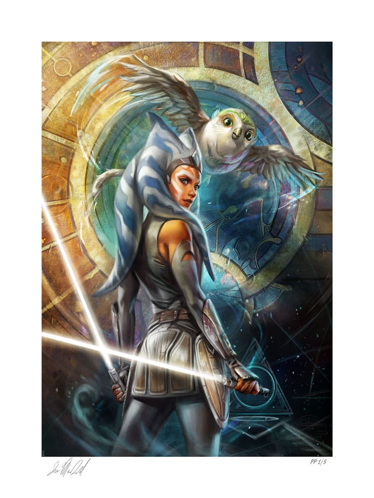Star Wars: Rebels Ahsoka Tano and Morai: Old Friends 46 x 61 cm Unframed Art Print