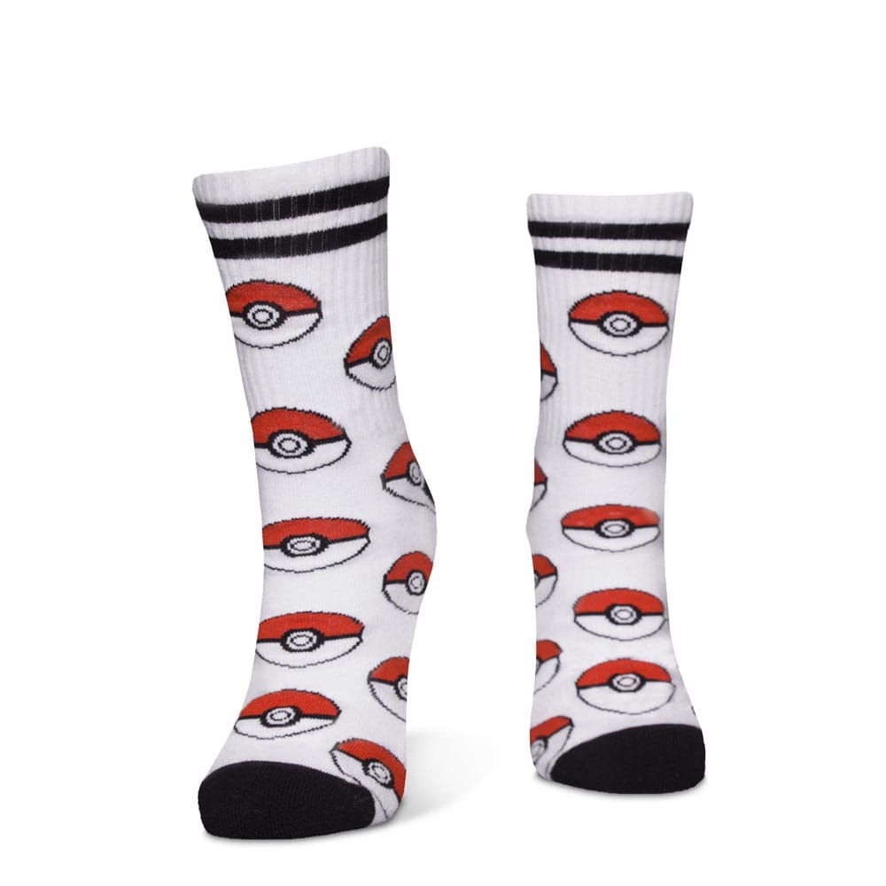 Pokémon Socks 3-Pack Pikachu Pokeball 39-42