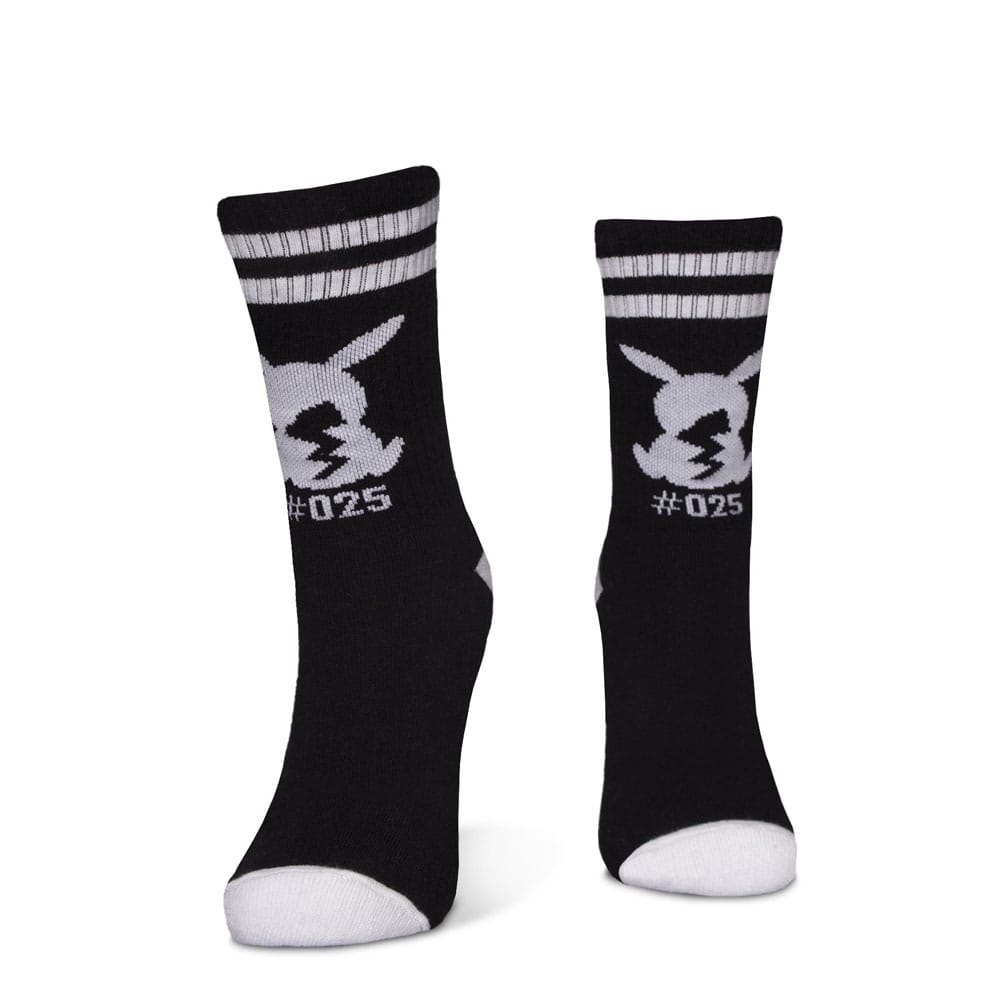 Pokémon Socks 3-Pack Pikachu Pokeball 39-42