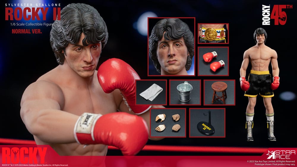 Rocky II Rocky Normal Version 1/6 Scale Statue