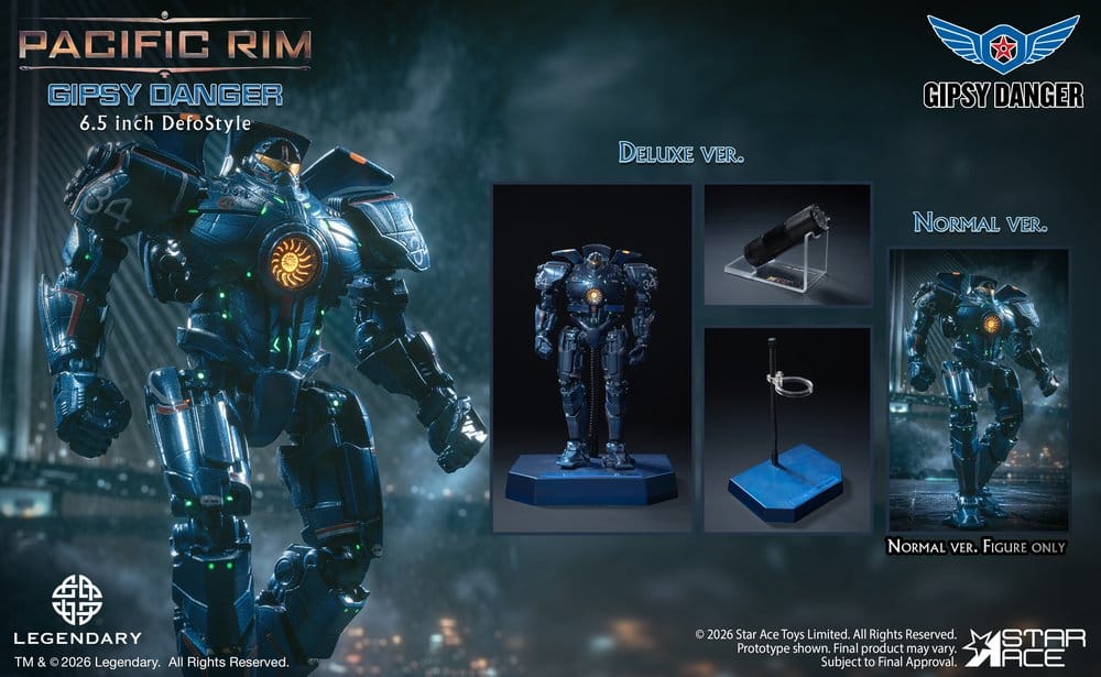  Pacific Rim DefoStyle Figure 2-Pack Gipsy Danger & Cherno Alpha DX 17 cm