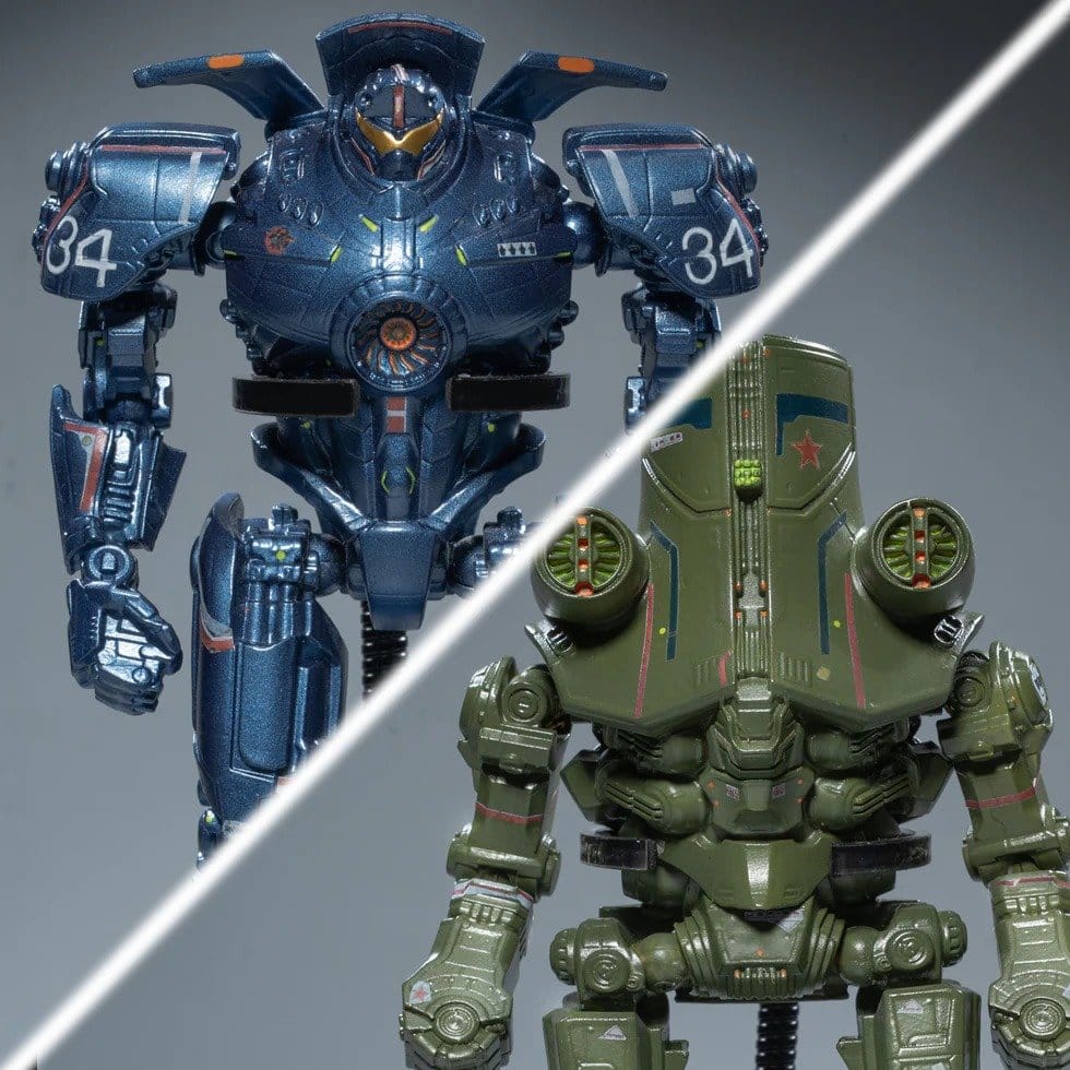  Pacific Rim DefoStyle Figure 2-Pack Gipsy Danger & Cherno Alpha DX 17 cm