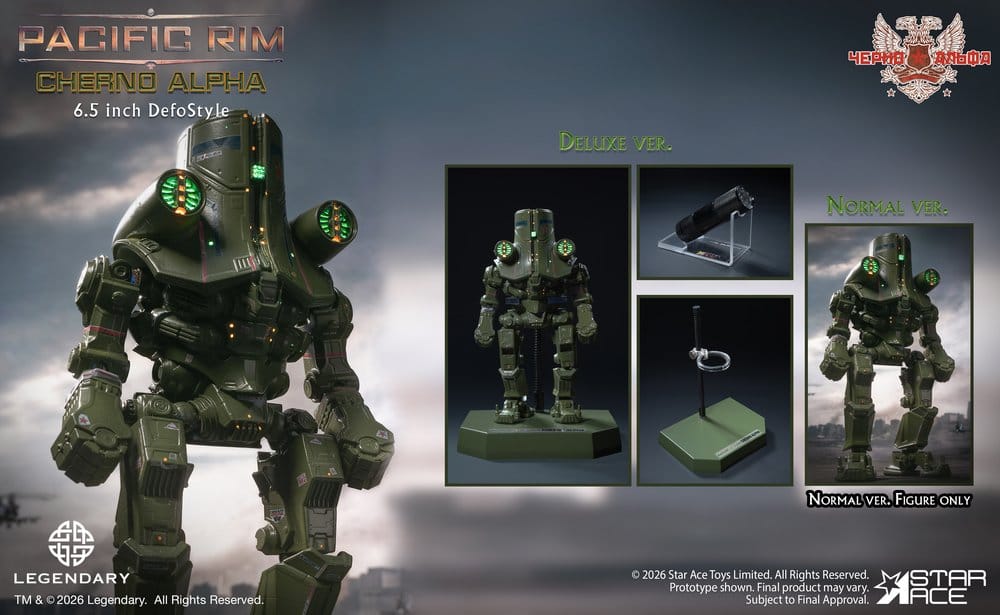  Pacific Rim DefoStyle Figure 2-Pack Gipsy Danger & Cherno Alpha DX 17 cm