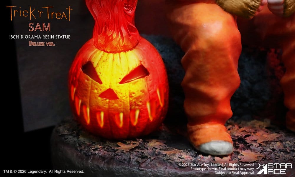 Trick R Treat Diorama Resin Statue Sam DX 18 cm