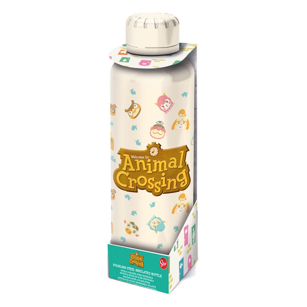 Animal Crossing Logo Water Bottle