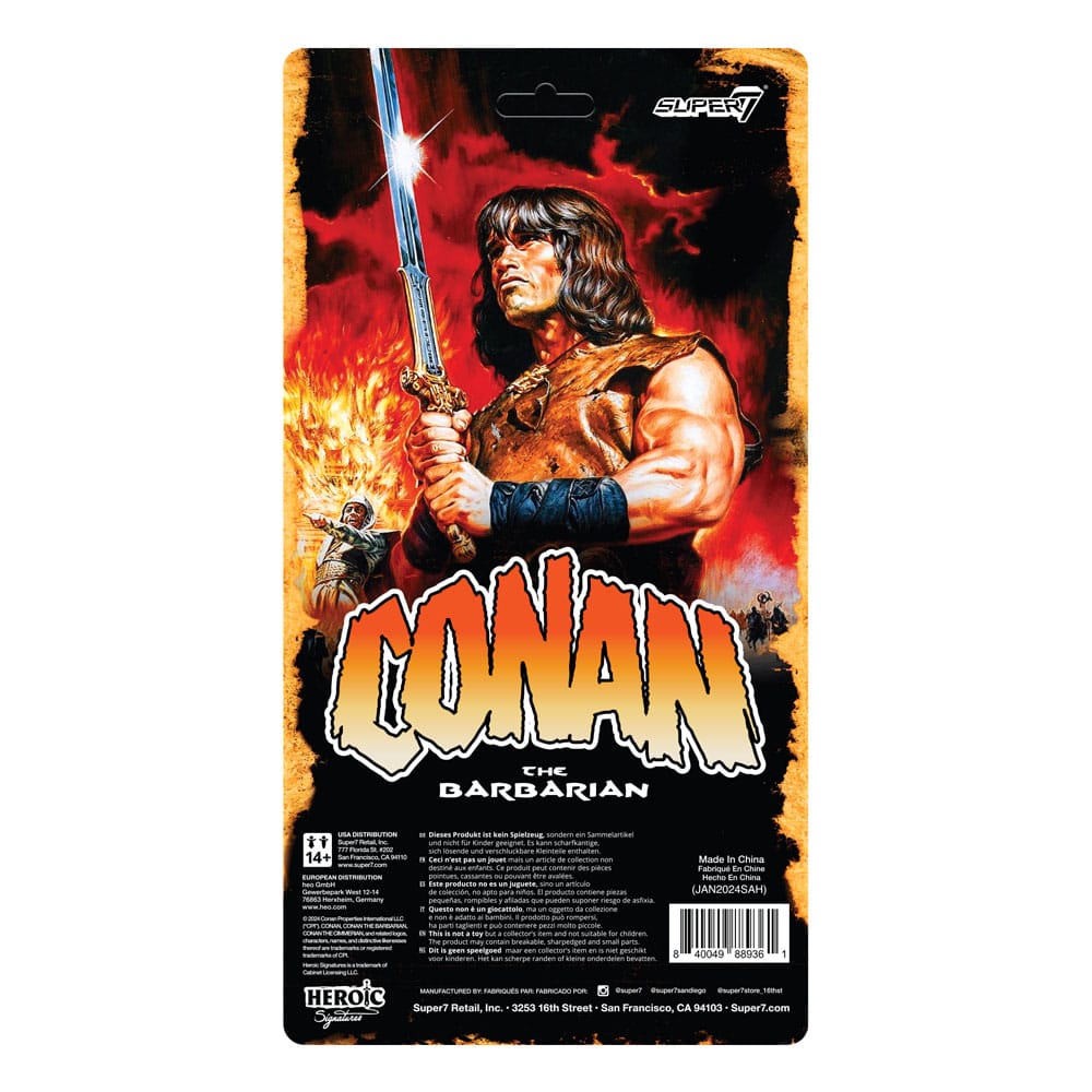 Conan the Barbarian 1982 Wave 1 Conan Blood Splatter Ver. 14 cm Vintage Collection Action Figure