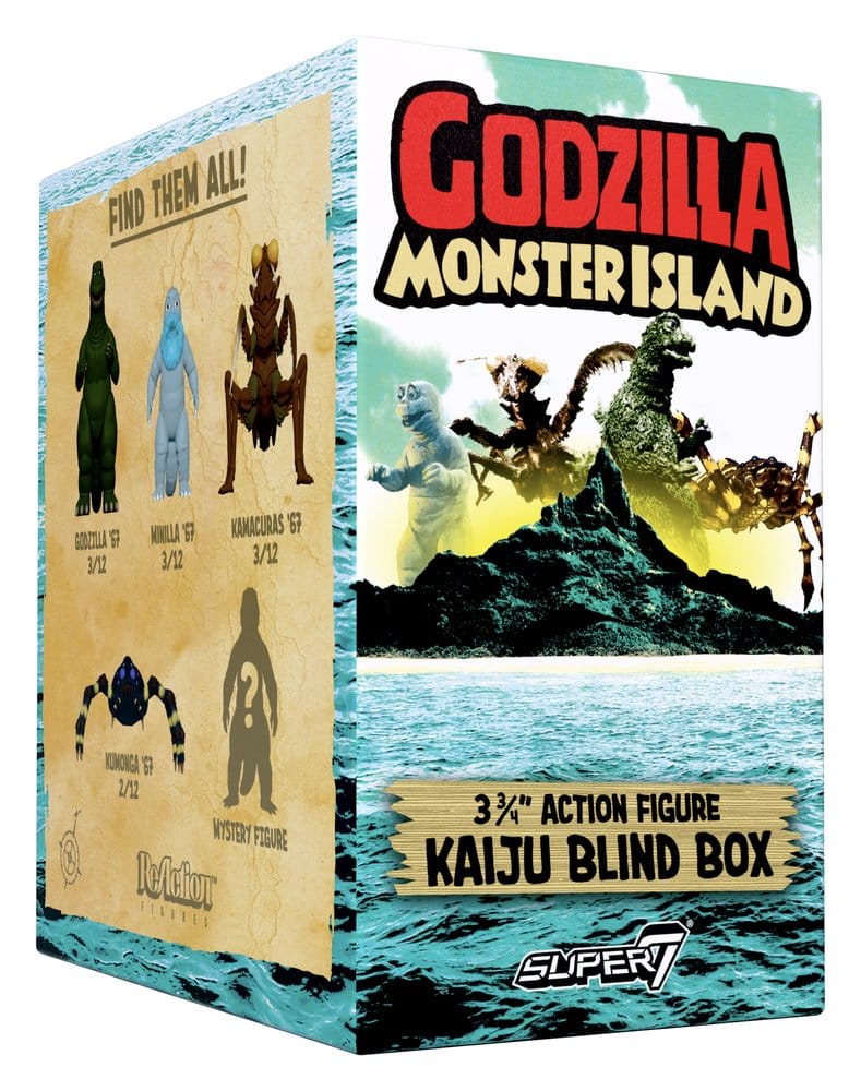 Godzilla Toho (Monster Island) Action Figure Wave 13 Blind Box Display (12)