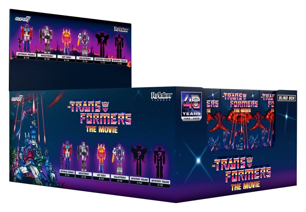 Transformers ReAction Action Figures Wave 06 The Movie Blind Box 10 cm Display (12)