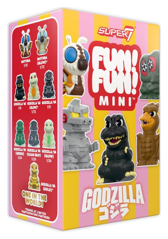 Godzilla Toho Fun! Fun! Mini Figures Wave 01 Blind Box Display (9)