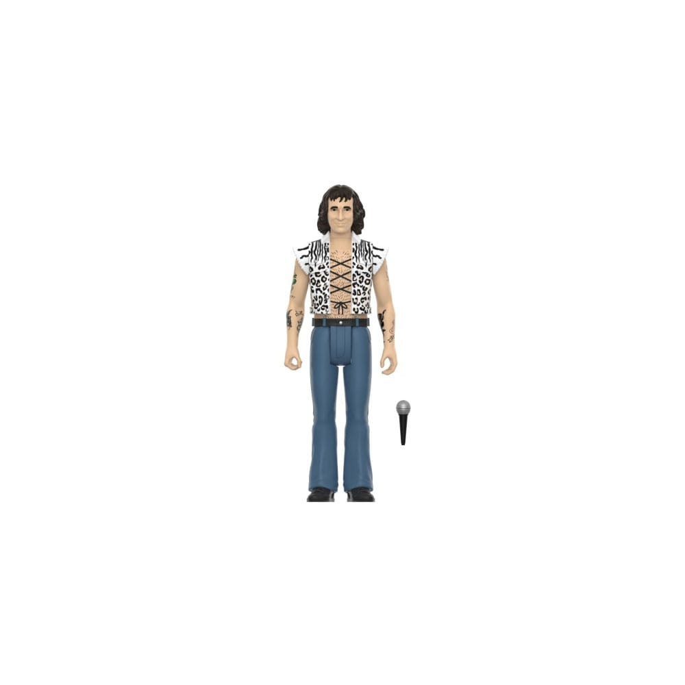 Bon Scott ReAction Wave 02 (Leopard Print) 10 cm Action Figure
