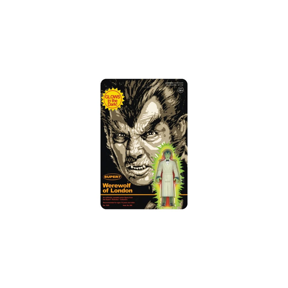 Werewolf of London ReAction Wave 02 Werewolf of London (Monster Glow) 10 cm Action Figure