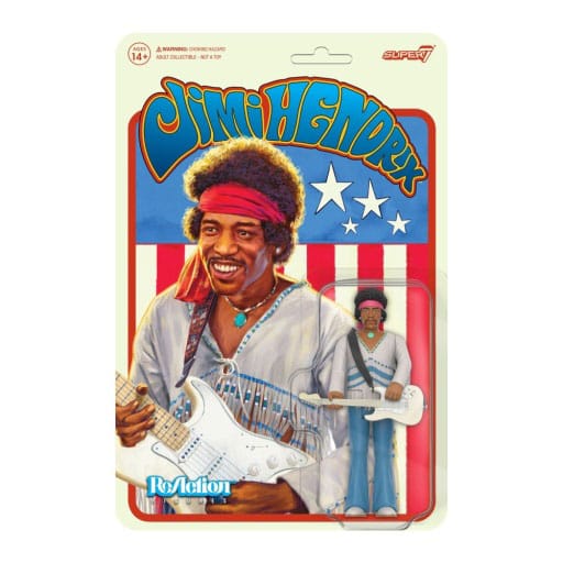 Jimi Hendrix ReAction (Festival) 10 cm Action Figure