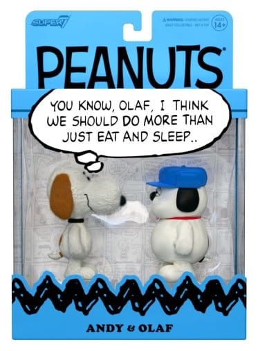Peanuts ReAction Action Figures 2-Pack Olaf & Andy 10 cm