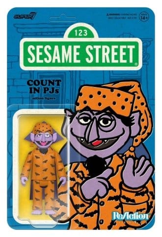 Sesame Street ReAction Action Figure Wave 06 Count Von Count (PJs) 10 cm
