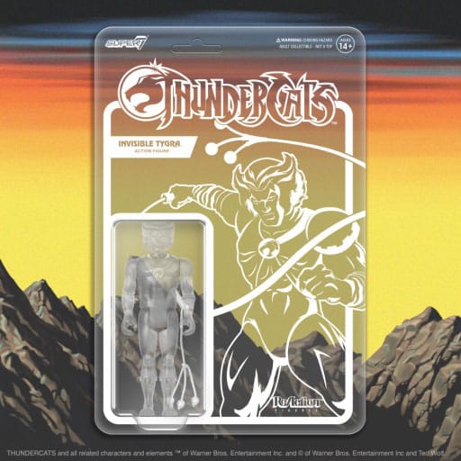 Thundercats ReAction Tygra (Clear) 10 cm Action Figure