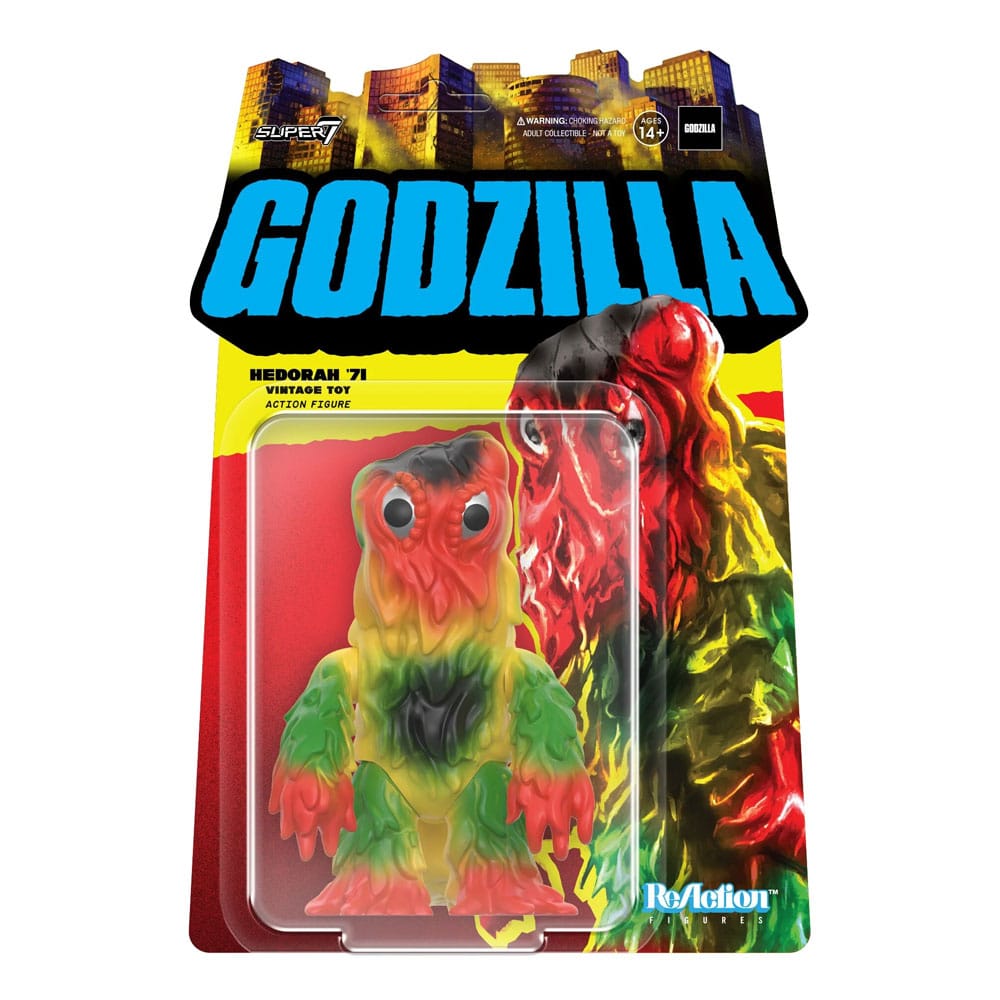 Godzilla Toho ReAction Godzilla Hedorah Vintage Toy 10 cm Action Figure