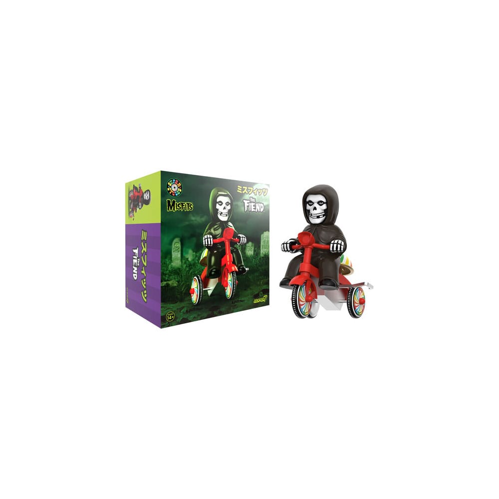 Misfits Super Cycles Mummy Boy (Black with Red Trike) 13 cm Action Figure