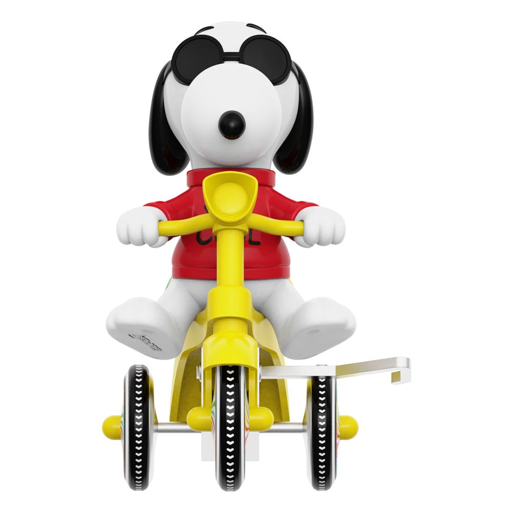Peanuts Super Cycles Joe Cool (Red with Yellow Trike) 13 cm Action Figure