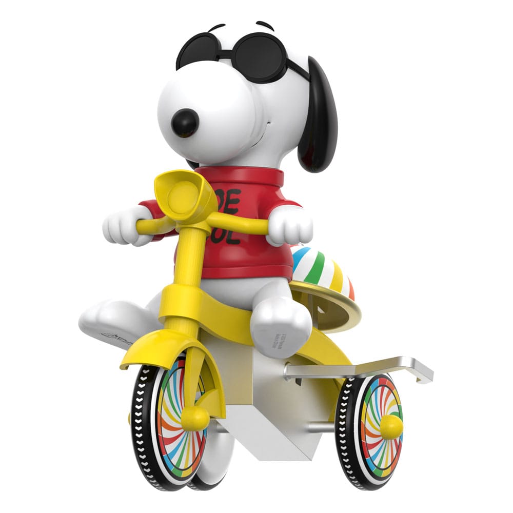 Peanuts Super Cycles Joe Cool (Red with Yellow Trike) 13 cm Action Figure