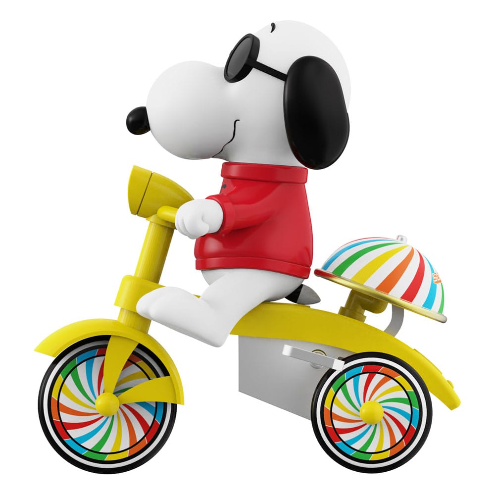 Peanuts Super Cycles Joe Cool (Red with Yellow Trike) 13 cm Action Figure