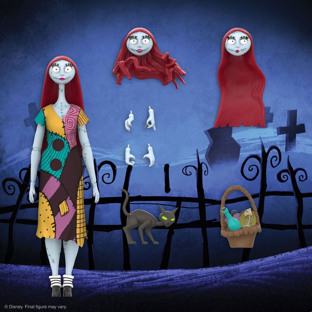 Nightmare Before Christmas Sally 18cm Disney Ultimates Action Figure