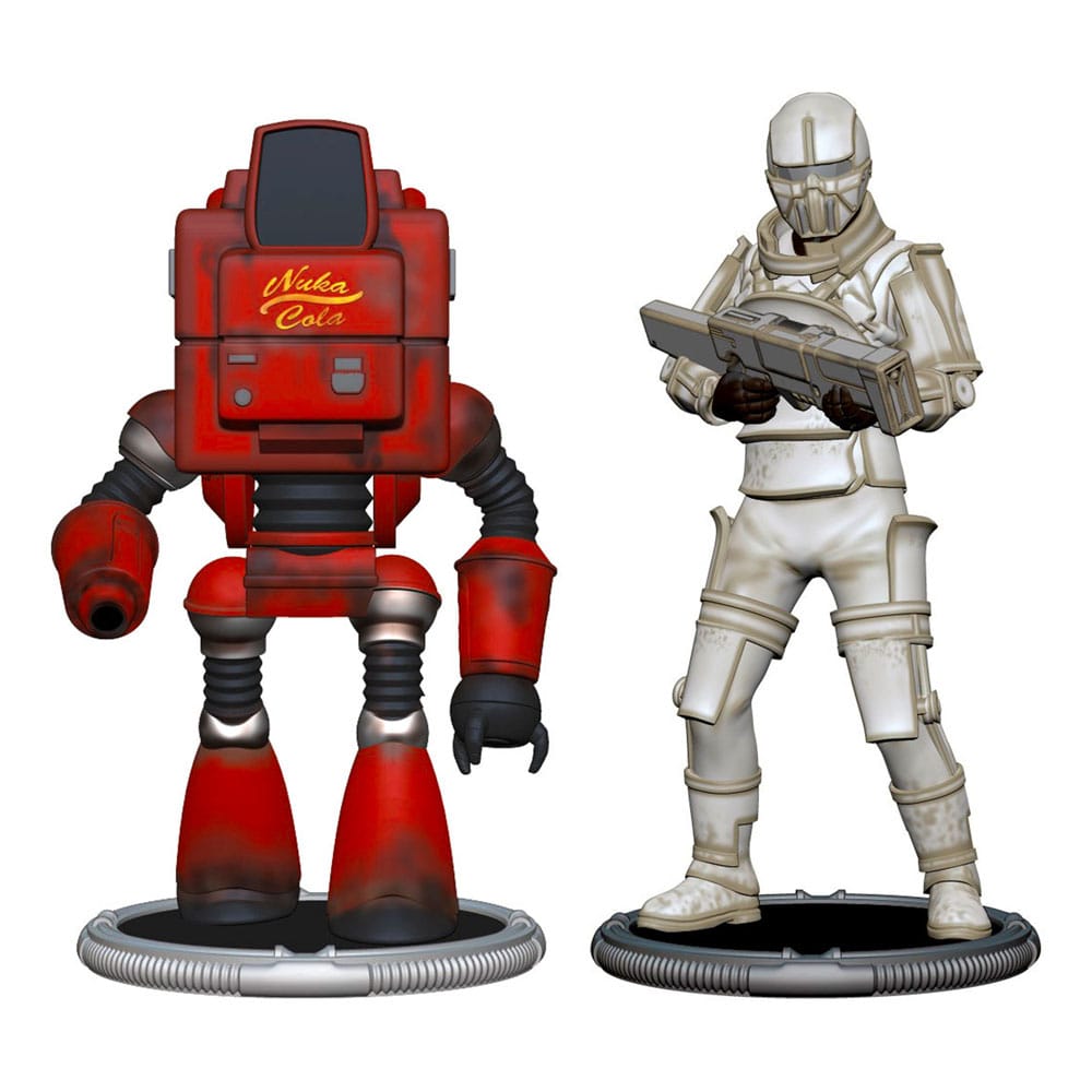 Fallout Nukatron & Synth 7cm Collectible Figures Set B
