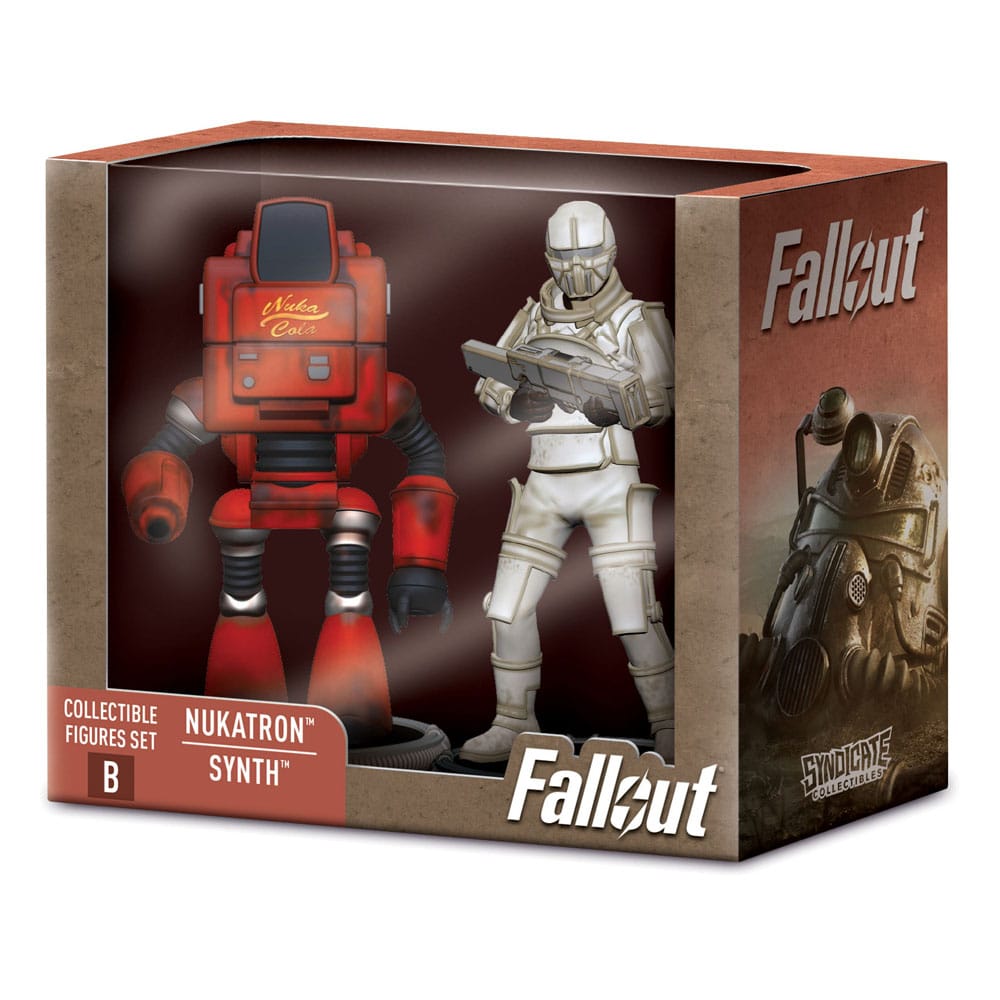 Fallout Nukatron & Synth 7cm Collectible Figures Set B