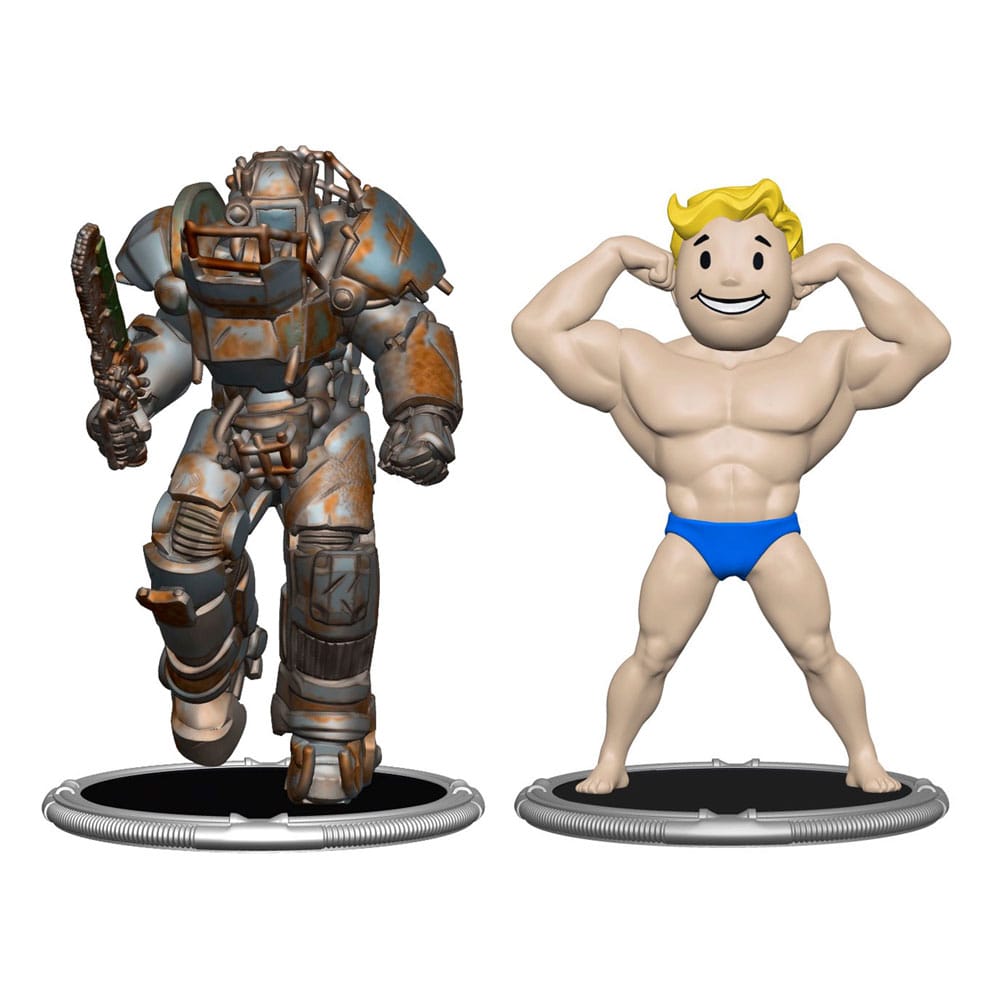 Fallout Raider & Vault Boy (Strength) 7cm Collectible Figures Set E