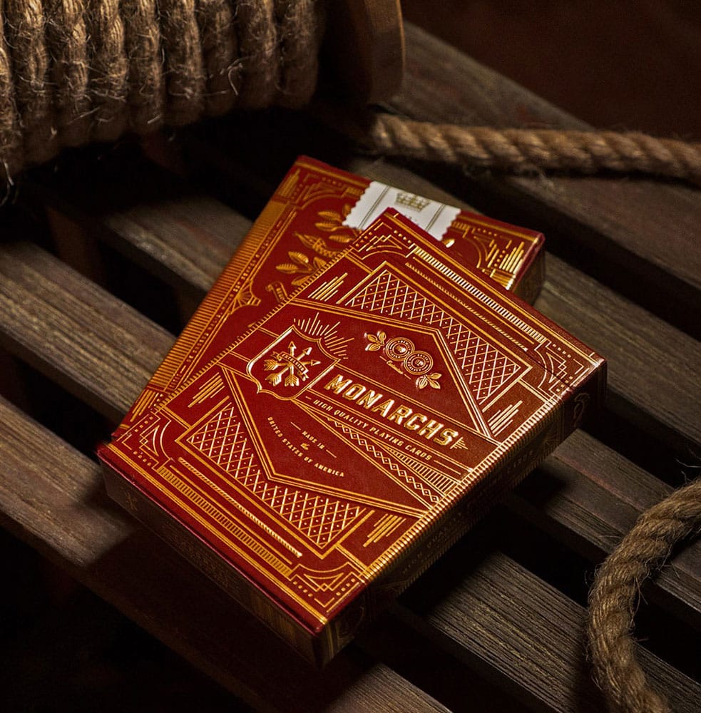 Monarchs Playing Cards Red