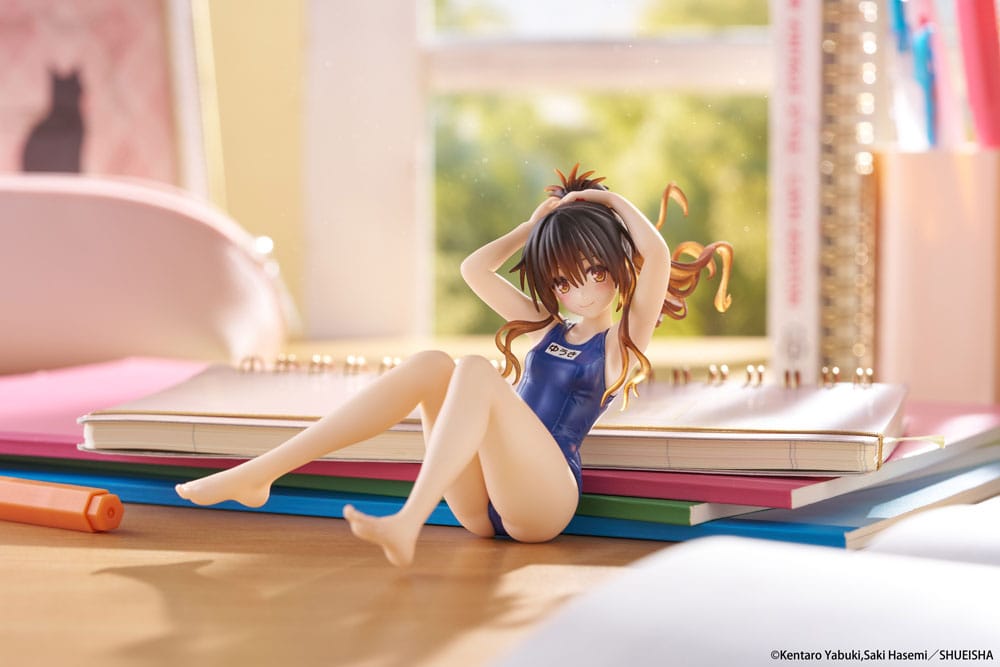 To Love-Ru Darkness Aqua Float Girls PVC Statue Mikan Yuki 10 cm