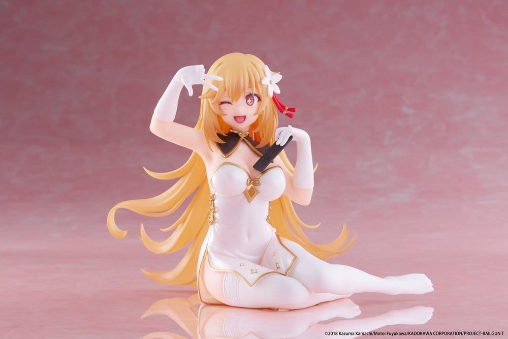 A Certain Scientific Railgun PVC Statue Desktop Cute Figure Misaki Shokuho Chinese Dress Ver. 13 cm