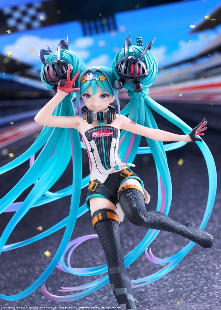 Hatsune Miku Taito Kuji PVC Figure Racing Miku 2026 Ver. Original 18 cm