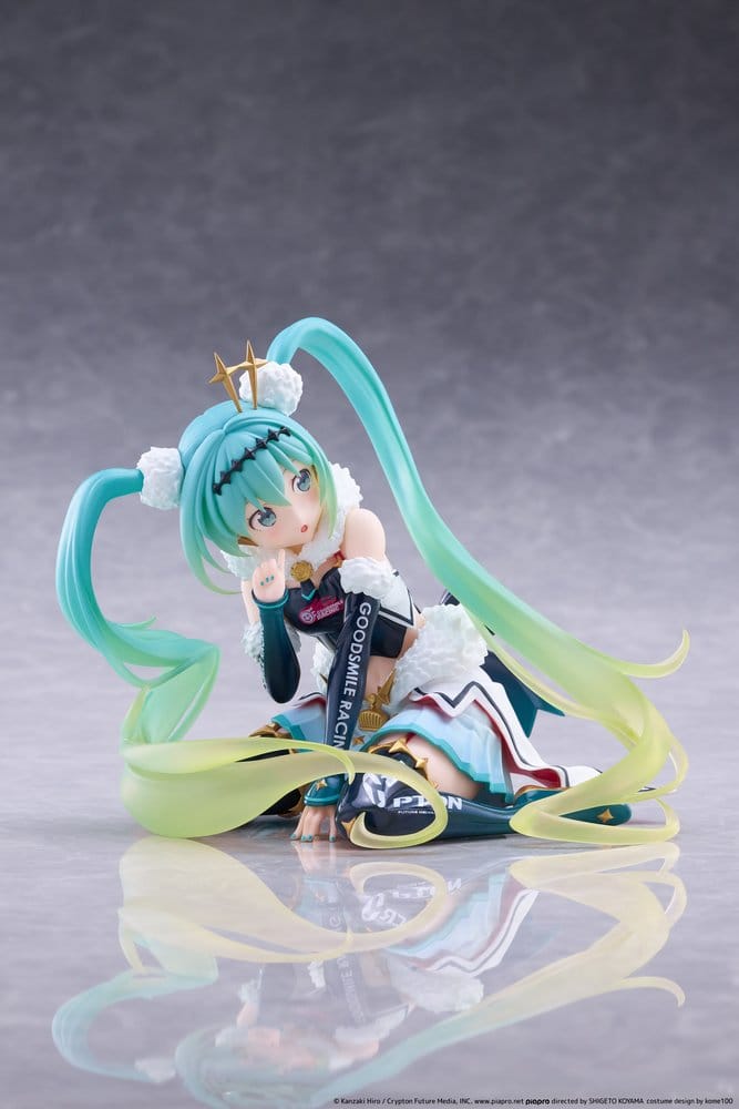 Hatsune Miku Taito Kuji PVC Figure Racing Miku 2018 Ver. Round 8 13 cm