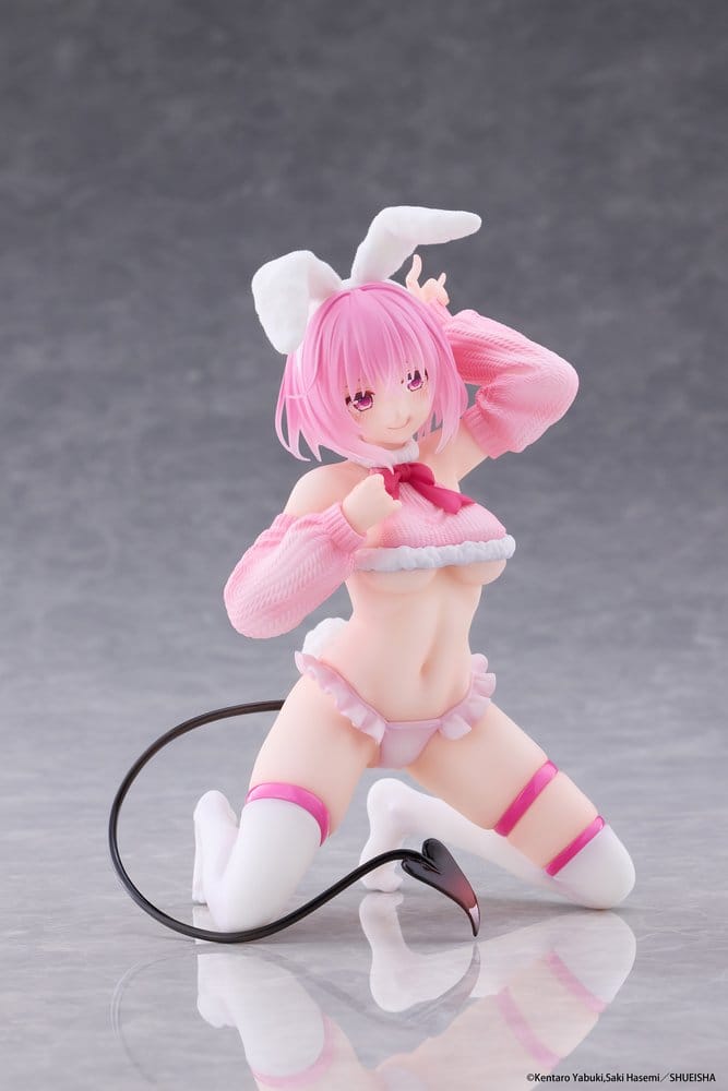 To Love-Ru Darkness MOFLOCK PVC Figure Momo (Fluffy Bunny Ver.) 13 cm