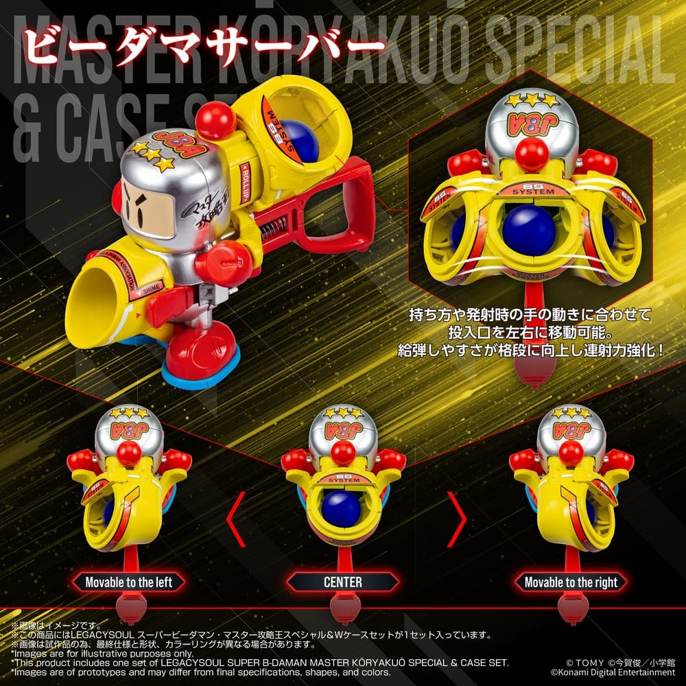 Super B-Daman Legacysoul Plastic Model Kit Master Koryakuo Special & Case Set