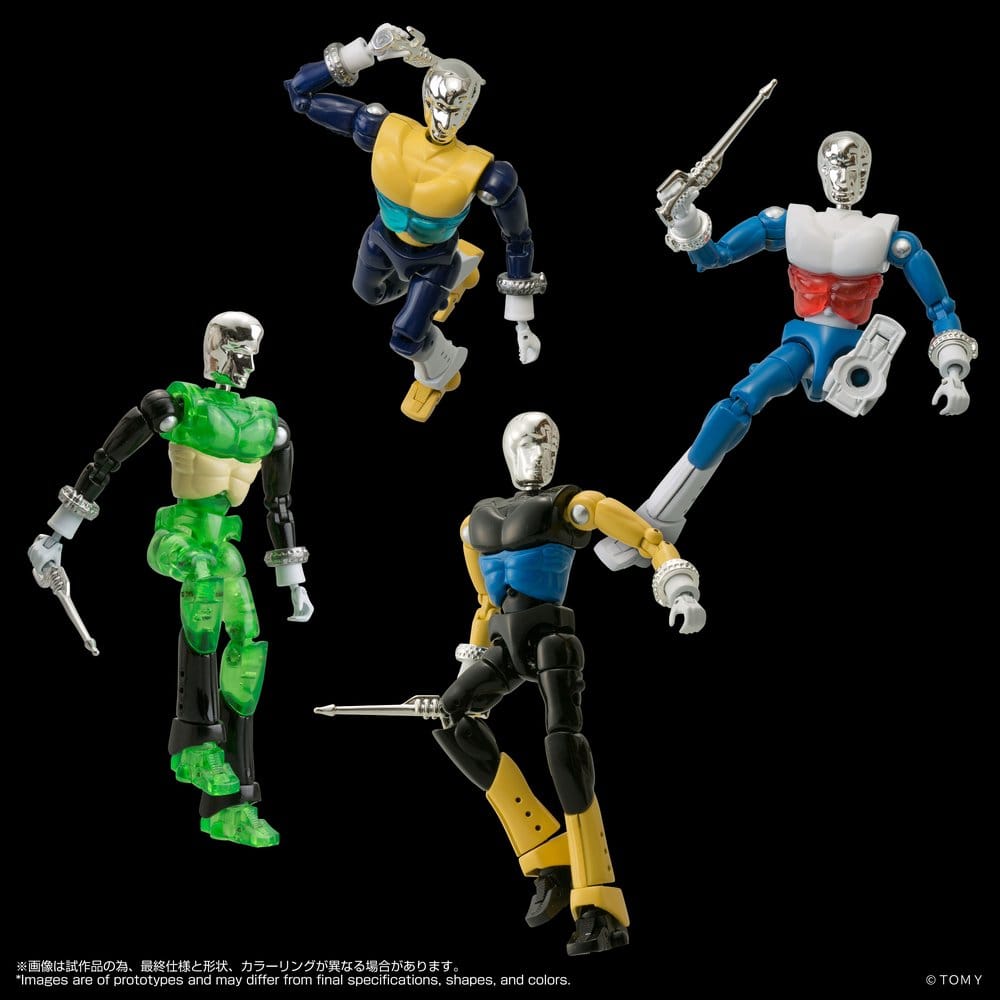 Microman Legacysoul Action Figures 4Pack SPYM M14X Set